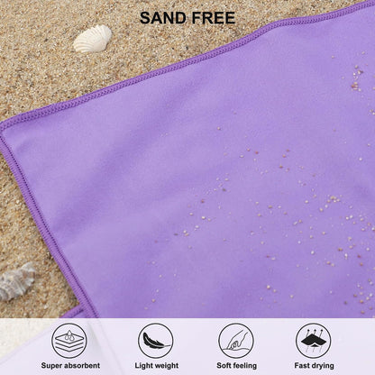 Microfiber Towel Quick Dry Camping & Travel & Gym Towel. Compact