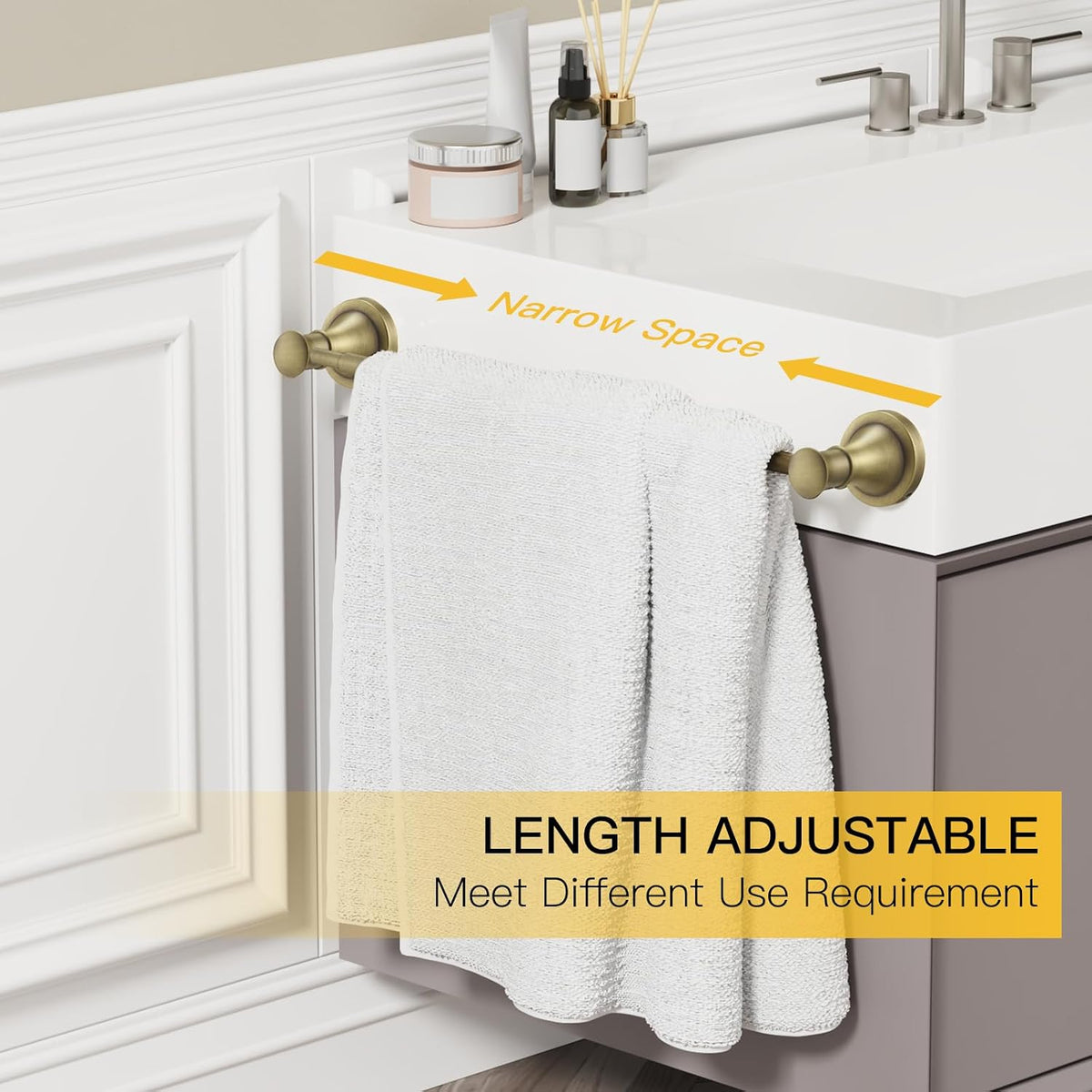 Towel Racks for Bathroom Wall Mounted Bath Towel Bar Oil Rubbed Bronze