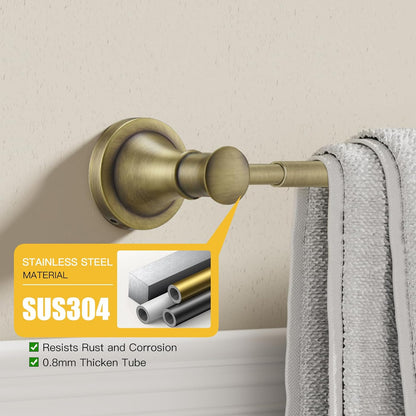 Towel Racks for Bathroom Wall Mounted Bath Towel Bar Oil Rubbed Bronze