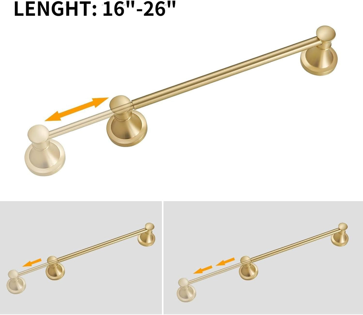 Towel Racks for Bathroom Wall Mounted Bath Towel Bar Oil Rubbed Bronze