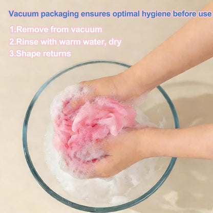 Loofah Sponge Soft Loofa Bath Sponges Luffa for Shower Women Men Kid | 4 Pack Luffa Exfoliating Shower Pouf , 60G Lufa Sponges Loofa Scrubbies for Body Wash