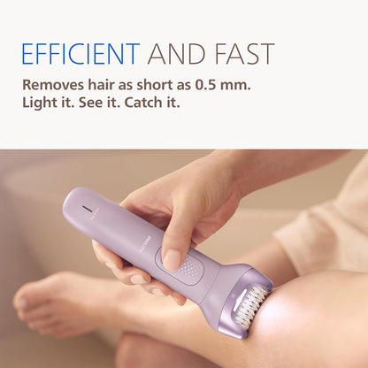 Philips Epilator Series 8000 5 in 1 Shaver for Women, Trimmer, Pedicure and Body Exfoliator with 9 Accessories, BRE740/14