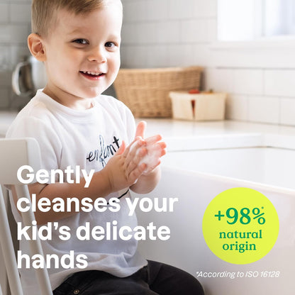 Kids Foaming Hand Soap Bundle, Set of 4 Scents: Vanilla Pear, Blueberry, Watermelon Coco & Mango, EWG Verified, Vegan, Plant-Based