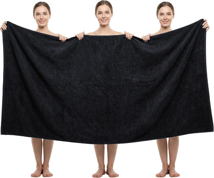 REDKISS Pack of 1 Jumbo Bath Sheet, 40 x 80 Inches Microfiber Oversized Bath Towel for Bathroom, Extra Large & Lightweight, Quick-Dry, Super Soft & Highly Absorbent, Perfect to Wrap Yourself In, Olive