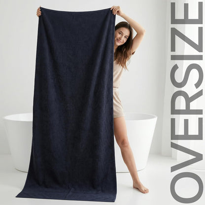 REDKISS Pack of 1 Jumbo Bath Sheet, 40 x 80 Inches Microfiber Oversized Bath Towel for Bathroom, Extra Large & Lightweight, Quick-Dry, Super Soft & Highly Absorbent, Perfect to Wrap Yourself In, Olive