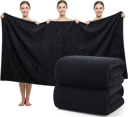 REDKISS Pack of 1 Jumbo Bath Sheet, 40 x 80 Inches Microfiber Oversized Bath Towel for Bathroom, Extra Large & Lightweight, Quick-Dry, Super Soft & Highly Absorbent, Perfect to Wrap Yourself In, Olive