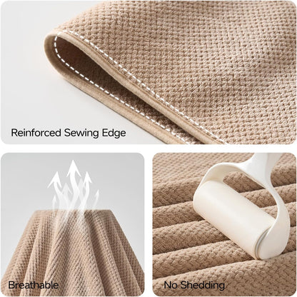 REDKISS Pack of 1 Jumbo Bath Sheet, 40 x 80 Inches Microfiber Oversized Bath Towel for Bathroom, Extra Large & Lightweight, Quick-Dry, Super Soft & Highly Absorbent, Perfect to Wrap Yourself In, Olive