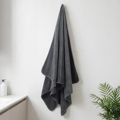 REDKISS Pack of 1 Jumbo Bath Sheet, 40 x 80 Inches Microfiber Oversized Bath Towel for Bathroom, Extra Large & Lightweight, Quick-Dry, Super Soft & Highly Absorbent, Perfect to Wrap Yourself In, Olive