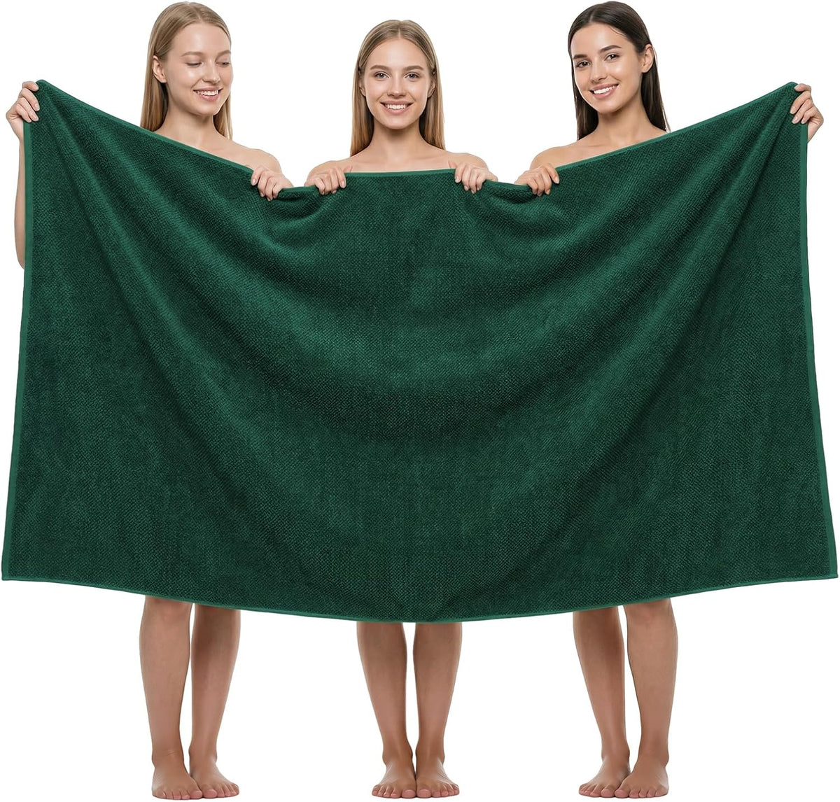 REDKISS Pack of 1 Jumbo Bath Sheet, 40 x 80 Inches Microfiber Oversized Bath Towel for Bathroom, Extra Large & Lightweight, Quick-Dry, Super Soft & Highly Absorbent, Perfect to Wrap Yourself In, Olive