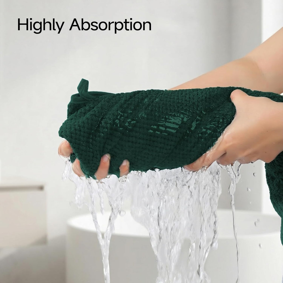 REDKISS Pack of 1 Jumbo Bath Sheet, 40 x 80 Inches Microfiber Oversized Bath Towel for Bathroom, Extra Large & Lightweight, Quick-Dry, Super Soft & Highly Absorbent, Perfect to Wrap Yourself In, Olive