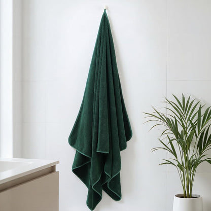 REDKISS Pack of 1 Jumbo Bath Sheet, 40 x 80 Inches Microfiber Oversized Bath Towel for Bathroom, Extra Large & Lightweight, Quick-Dry, Super Soft & Highly Absorbent, Perfect to Wrap Yourself In, Olive
