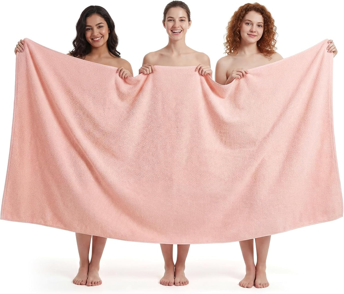 REDKISS Pack of 1 Jumbo Bath Sheet, 40 x 80 Inches Microfiber Oversized Bath Towel for Bathroom, Extra Large & Lightweight, Quick-Dry, Super Soft & Highly Absorbent, Perfect to Wrap Yourself In, Olive