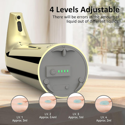 Touchless Automatic Soap Dispenser 400ml Rechargeable, Gold