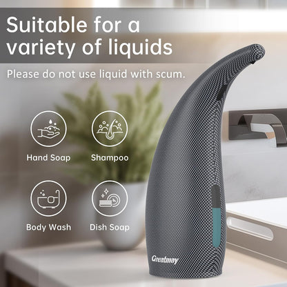 Touchless Automatic Soap Dispenser 400ml Rechargeable, Gold