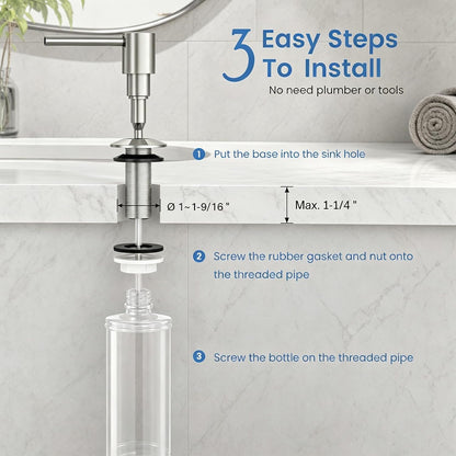 Touchless Automatic Soap Dispenser 400ml Rechargeable, Gold