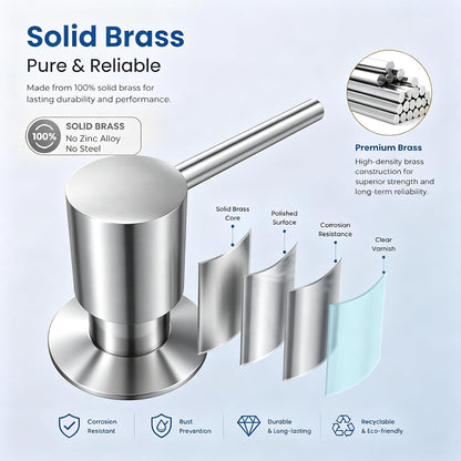 Touchless Automatic Soap Dispenser 400ml Rechargeable, Gold