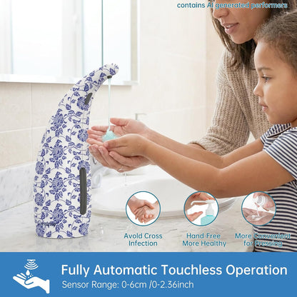 Touchless Automatic Soap Dispenser 400ml Rechargeable, Gold