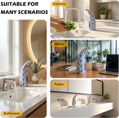 Touchless Automatic Soap Dispenser 400ml Rechargeable, Gold