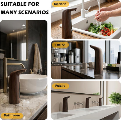 Touchless Automatic Soap Dispenser 400ml Rechargeable, Gold