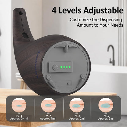 Touchless Automatic Soap Dispenser 400ml Rechargeable, Gold