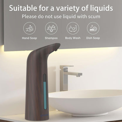 Touchless Automatic Soap Dispenser 400ml Rechargeable, Gold