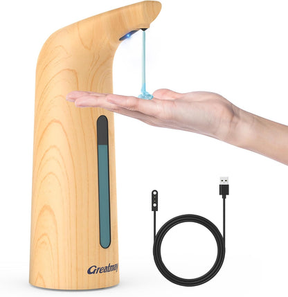 Touchless Automatic Soap Dispenser 400ml Rechargeable, Gold