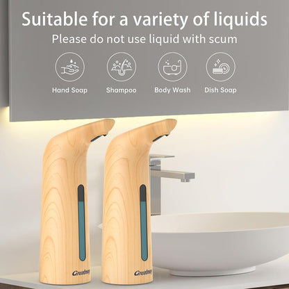 Touchless Automatic Soap Dispenser 400ml Rechargeable, Gold
