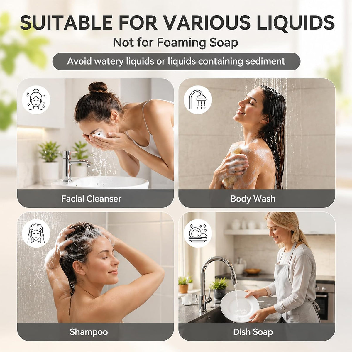 Touchless Automatic Soap Dispenser 400ml Rechargeable, Gold