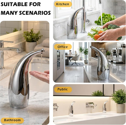 Touchless Automatic Soap Dispenser 400ml Rechargeable, Gold