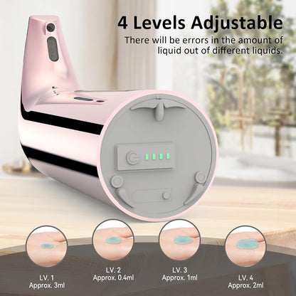 Touchless Automatic Soap Dispenser 400ml Rechargeable, Gold