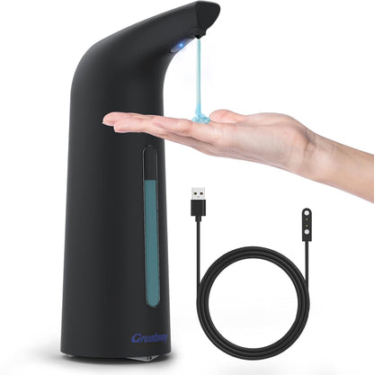 Touchless Automatic Soap Dispenser 400ml Rechargeable, Gold