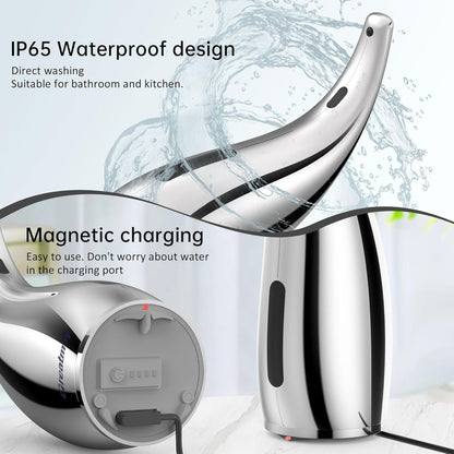 Touchless Automatic Soap Dispenser 400ml Rechargeable, Gold