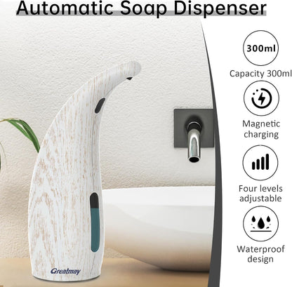 Touchless Automatic Soap Dispenser 400ml Rechargeable, Gold