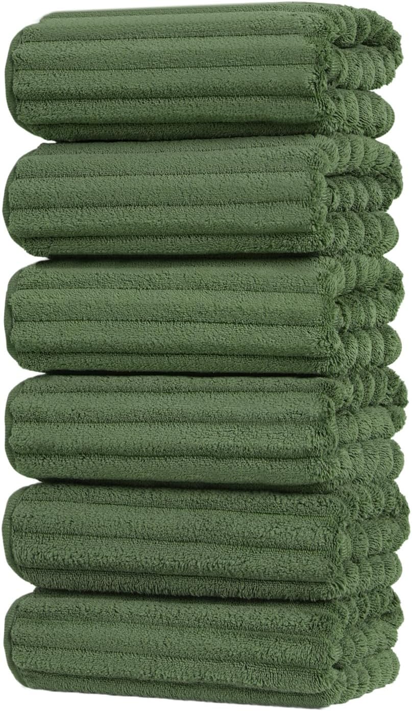 Hand Towels for Bathroom 6pcs,Quick Dry Microfiber,Super Soft