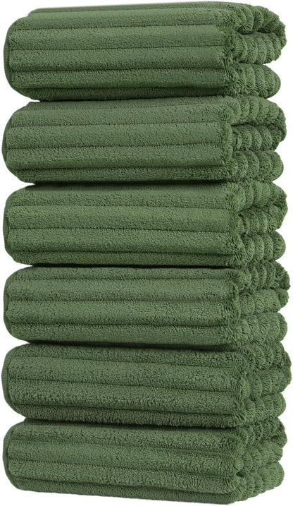 Hand Towels for Bathroom 6pcs,Quick Dry Microfiber,Super Soft