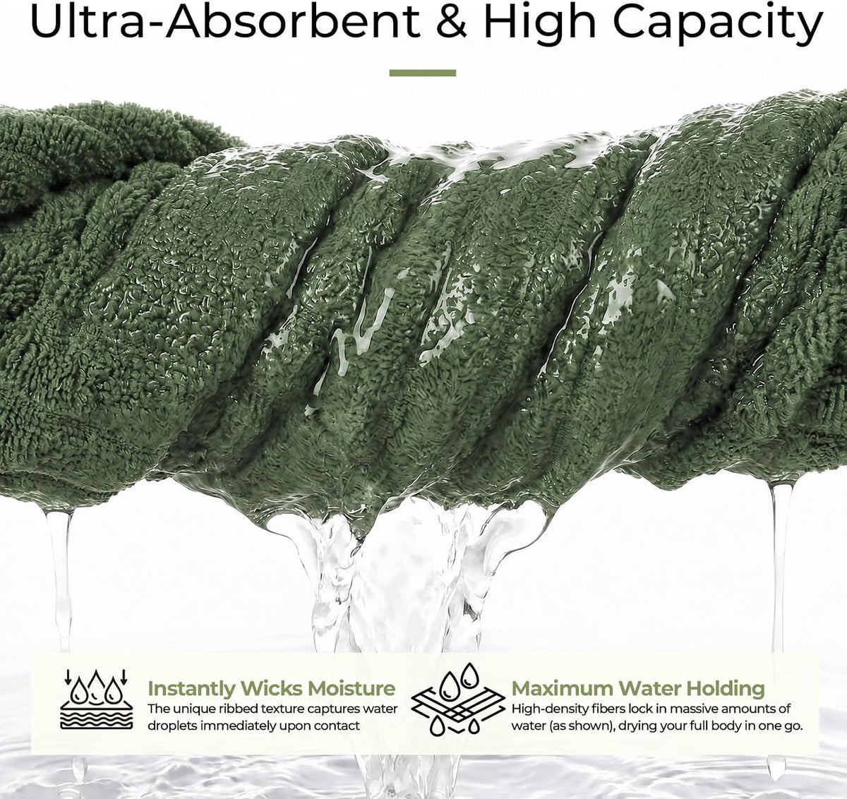 Hand Towels for Bathroom 6pcs,Quick Dry Microfiber,Super Soft