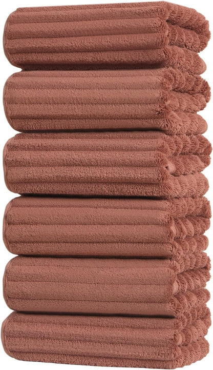 Hand Towels for Bathroom 6pcs,Quick Dry Microfiber,Super Soft