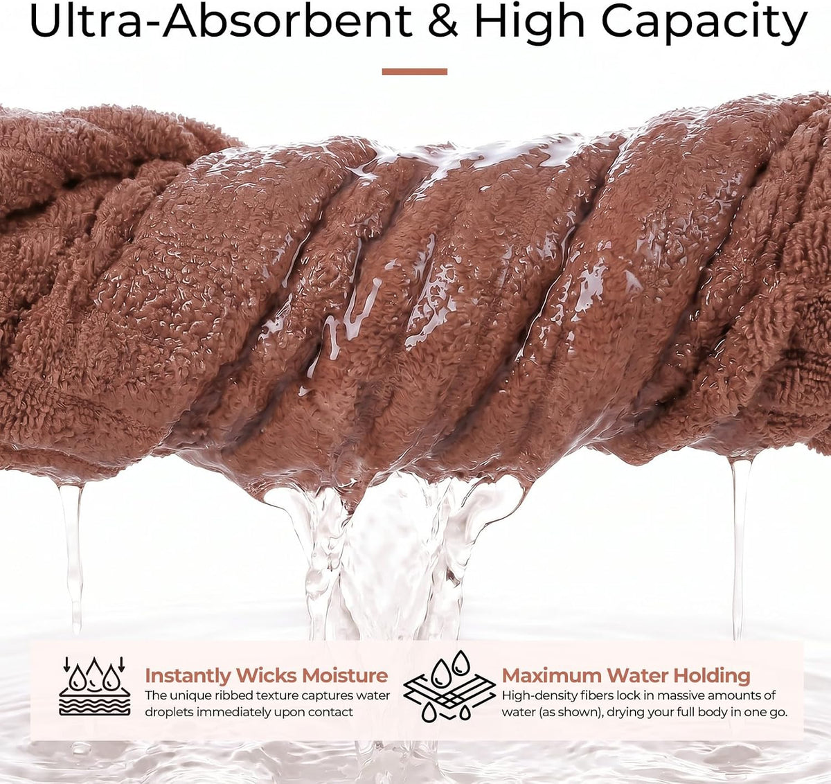 Hand Towels for Bathroom 6pcs,Quick Dry Microfiber,Super Soft