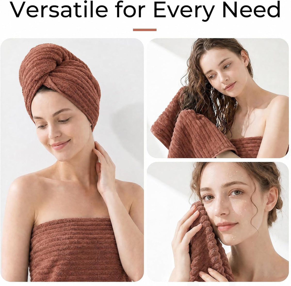 Hand Towels for Bathroom 6pcs,Quick Dry Microfiber,Super Soft