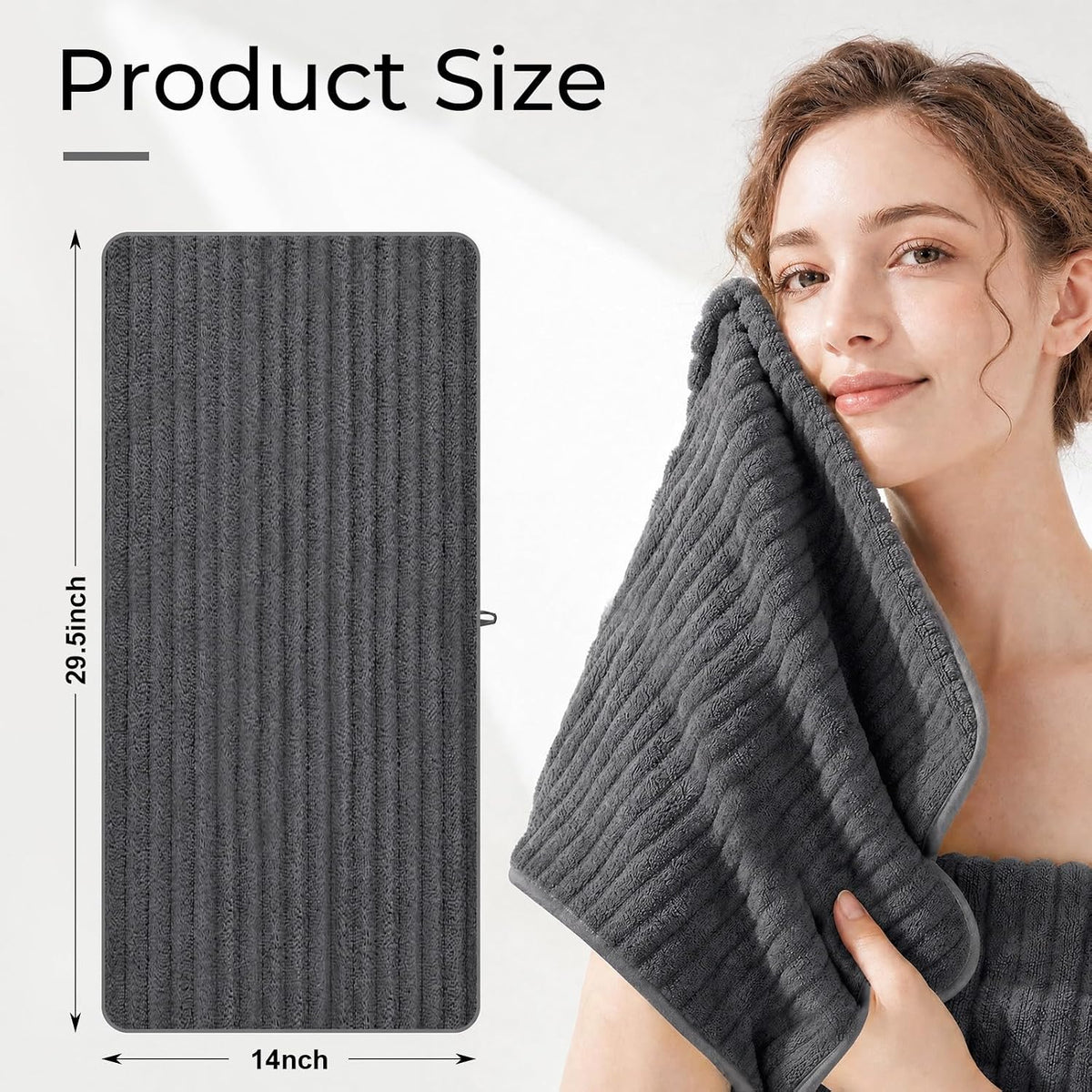 Hand Towels for Bathroom 6pcs,Quick Dry Microfiber,Super Soft