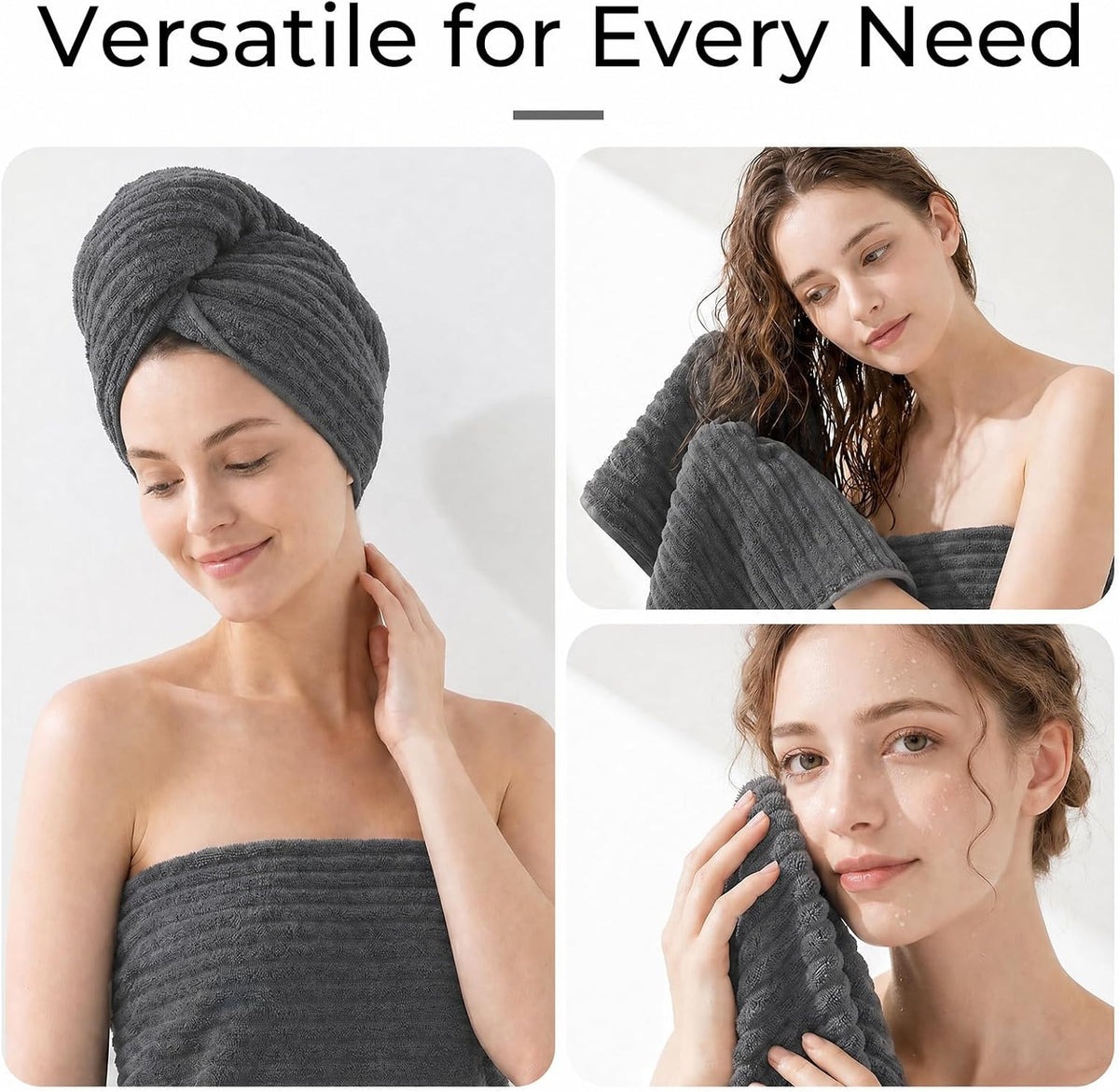 Hand Towels for Bathroom 6pcs,Quick Dry Microfiber,Super Soft