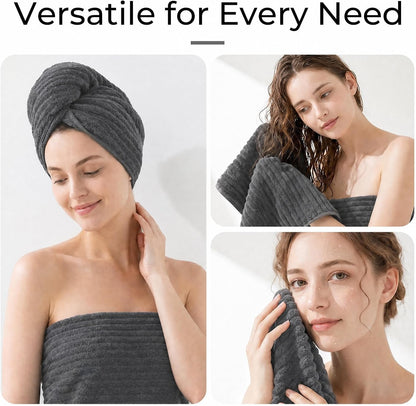 Hand Towels for Bathroom 6pcs,Quick Dry Microfiber,Super Soft