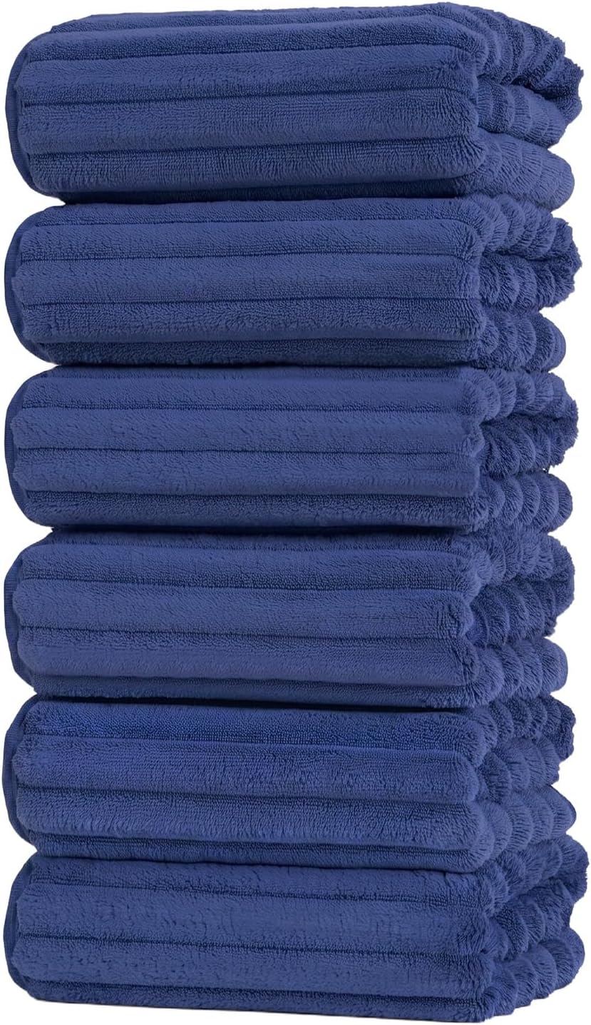 Hand Towels for Bathroom 6pcs,Quick Dry Microfiber,Super Soft