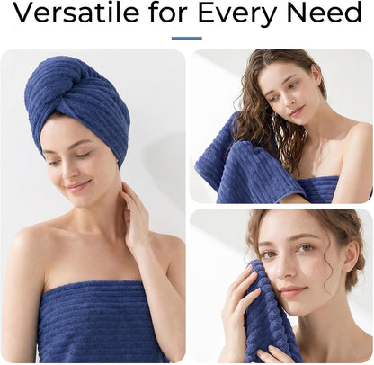 Hand Towels for Bathroom 6pcs,Quick Dry Microfiber,Super Soft