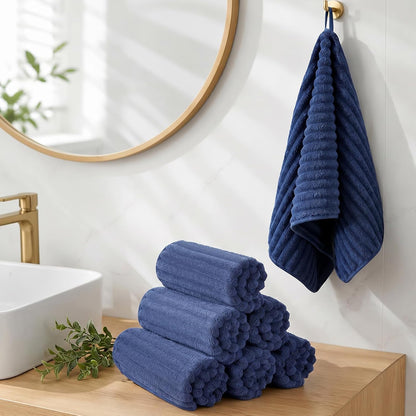 Hand Towels for Bathroom 6pcs,Quick Dry Microfiber,Super Soft