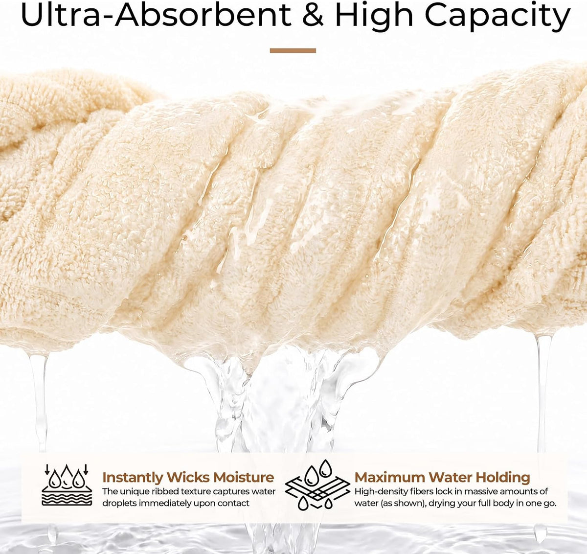 Hand Towels for Bathroom 6pcs,Quick Dry Microfiber,Super Soft