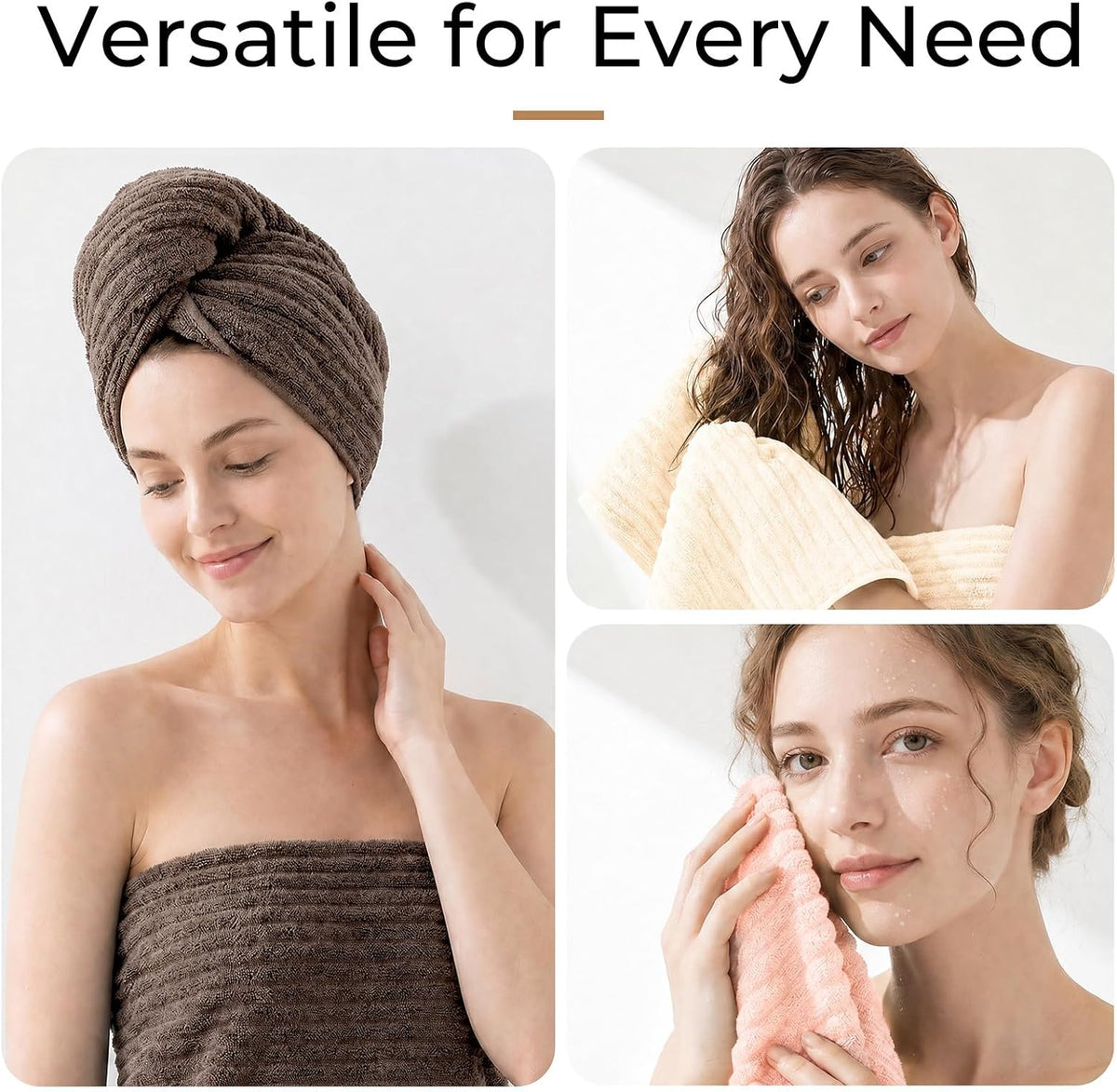 Hand Towels for Bathroom 6pcs,Quick Dry Microfiber,Super Soft