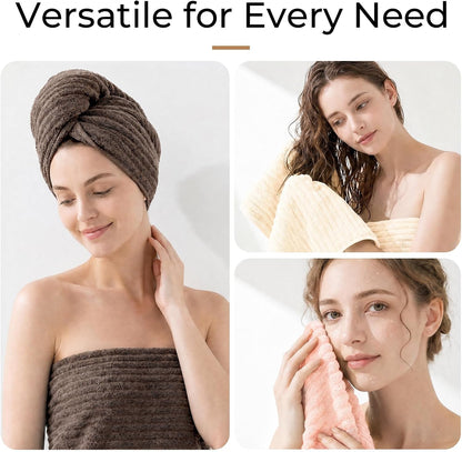 Hand Towels for Bathroom 6pcs,Quick Dry Microfiber,Super Soft