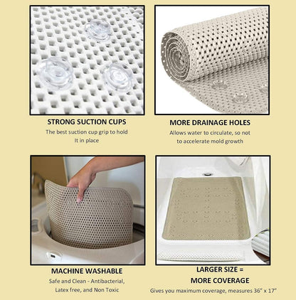 Bathtub Mat Non Slip, Bath Mat for Tub Non Slip, Tub Mat Extra Large