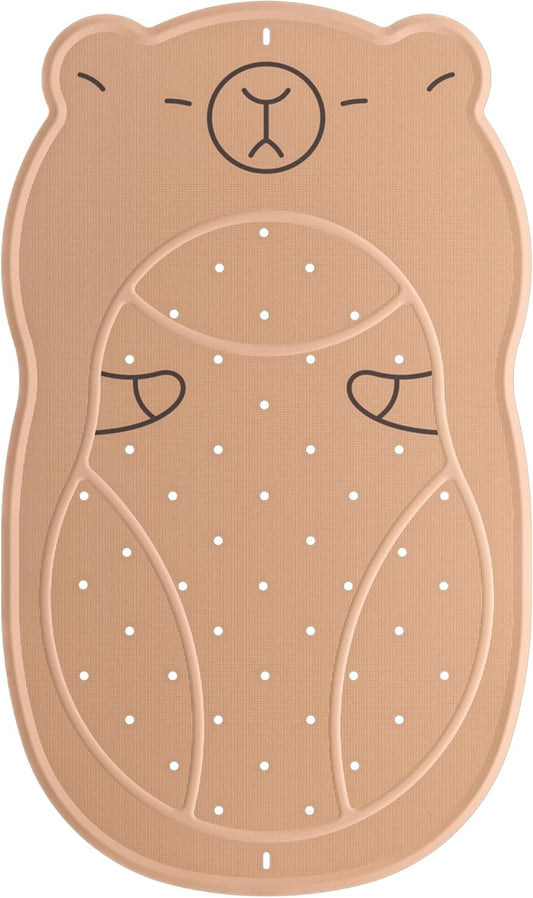 Kids Bathtub Mat Non Slip, Soft Rubber Shower Mat for Toddler